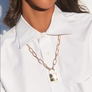 Lock necklace